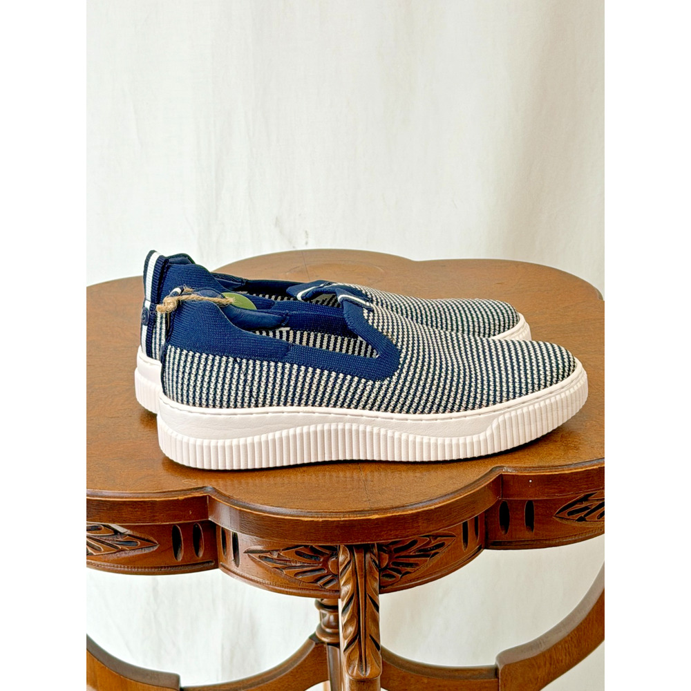 NIB Sofft Frayda Blue White Nautical Stripe Tennis Shoe #0372 US 6.5 - Picture 4 of 8
